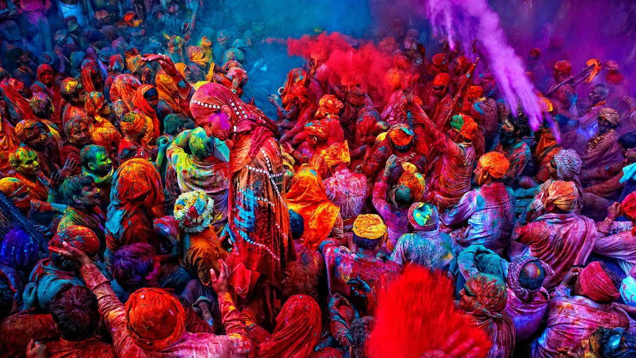 Holi festival of colours celebrated across India - Global Times
