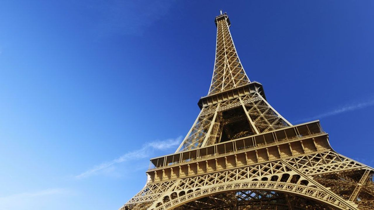 The Eiffel Tower as a Sign for Paris, France