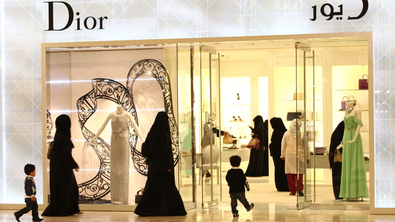 Louis Vuitton store in Dubai Mall in Dubai United Arab Emirates UAE