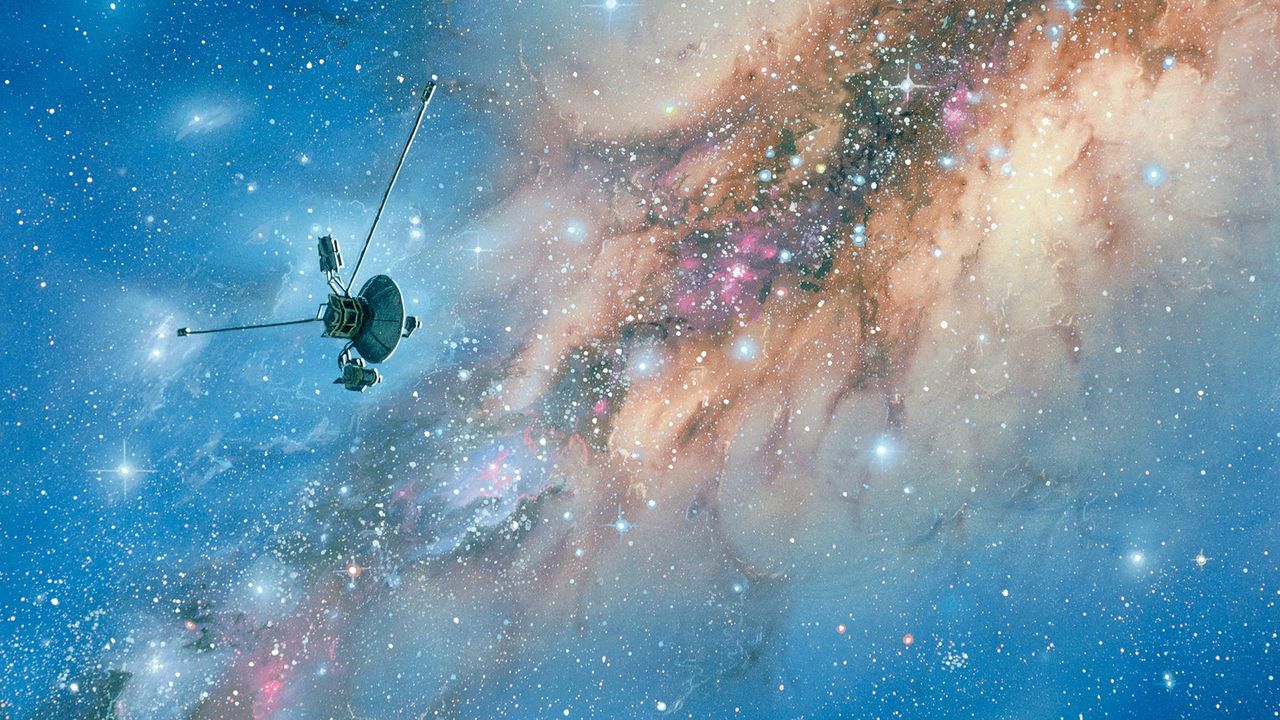 A spaceman lost, floating in the milky way