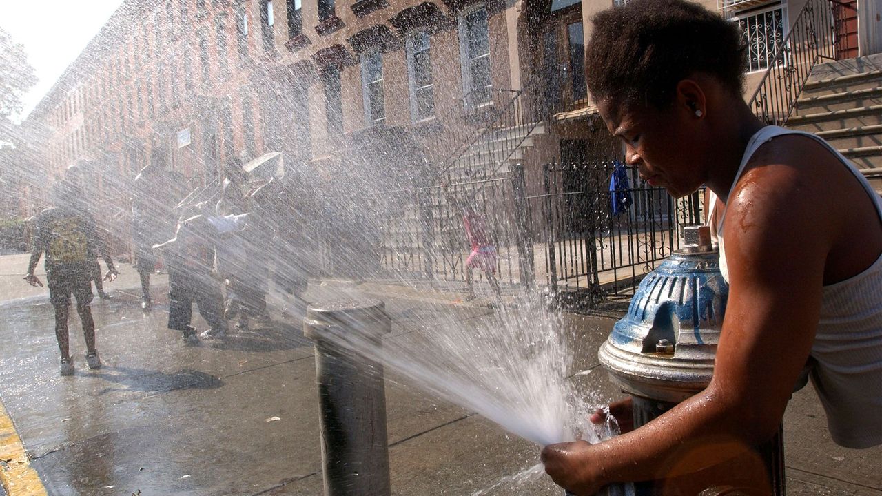 Be careful drinking ice cold water on a hot day