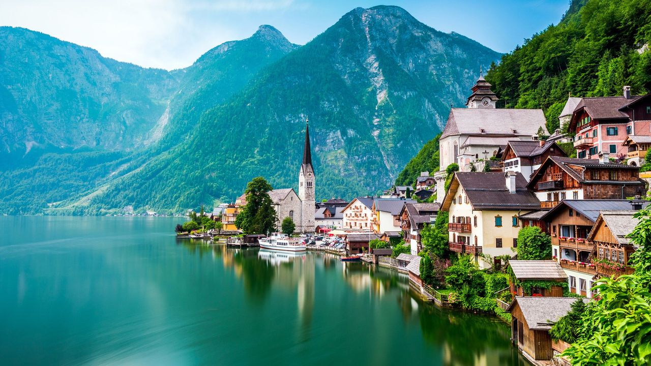 Austria's tiny village with 10,000 day-trippers