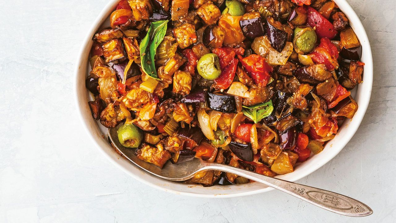 Caponata Siciliana - Lazy Cat Kitchen