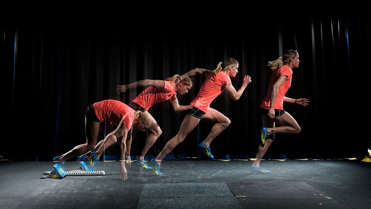 Running: Men instinctively run faster than women as it is more