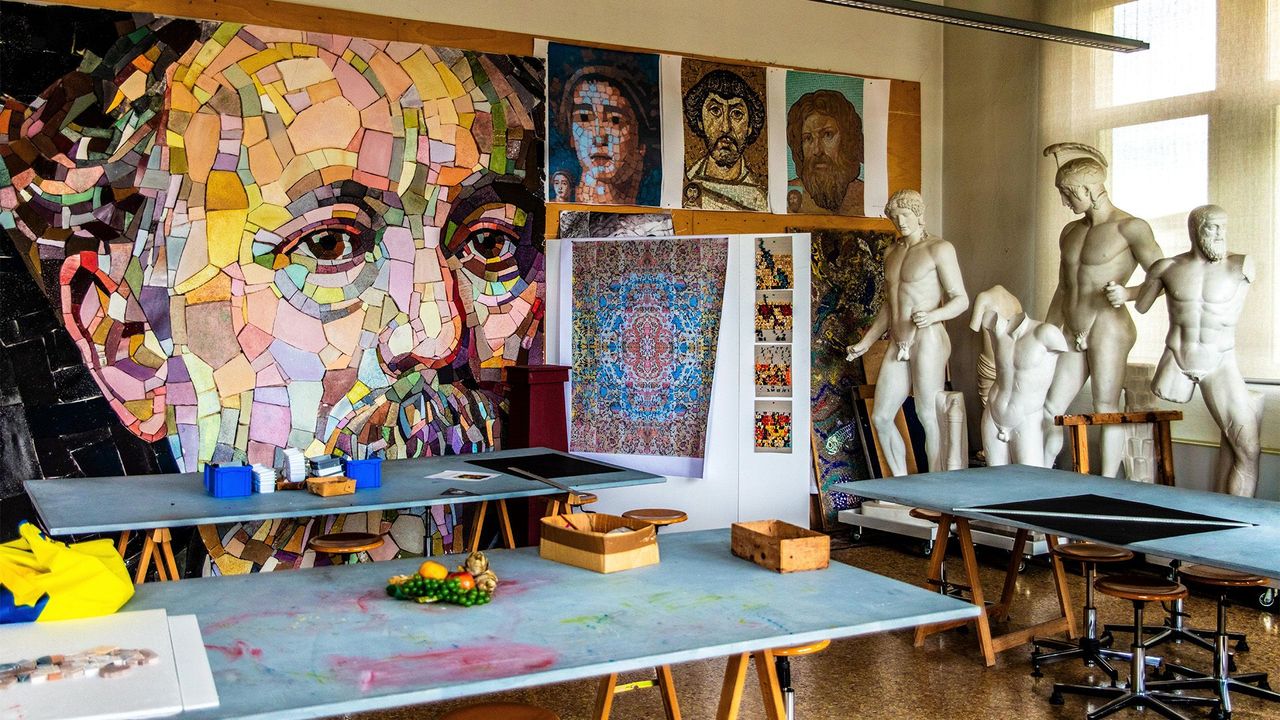 Inside Italy's secret mosaic school