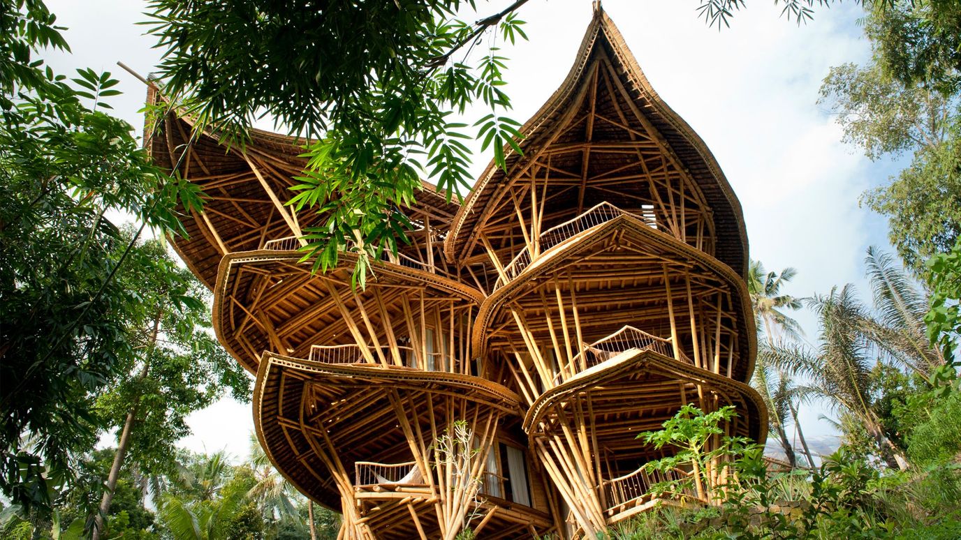 The Beautiful Homes Made From Bamboo c Reel