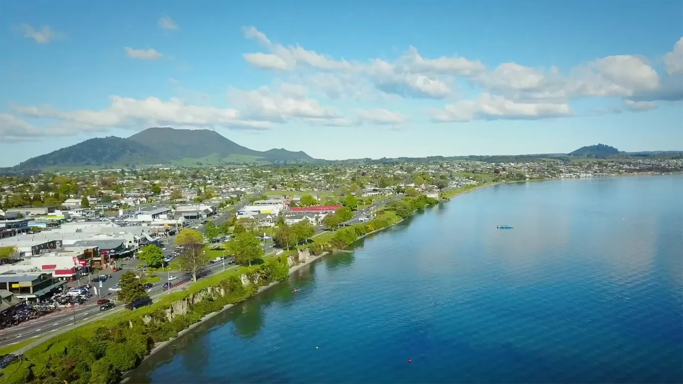 Taupo: The super volcano under New Zealand's largest lake - BBC Reel