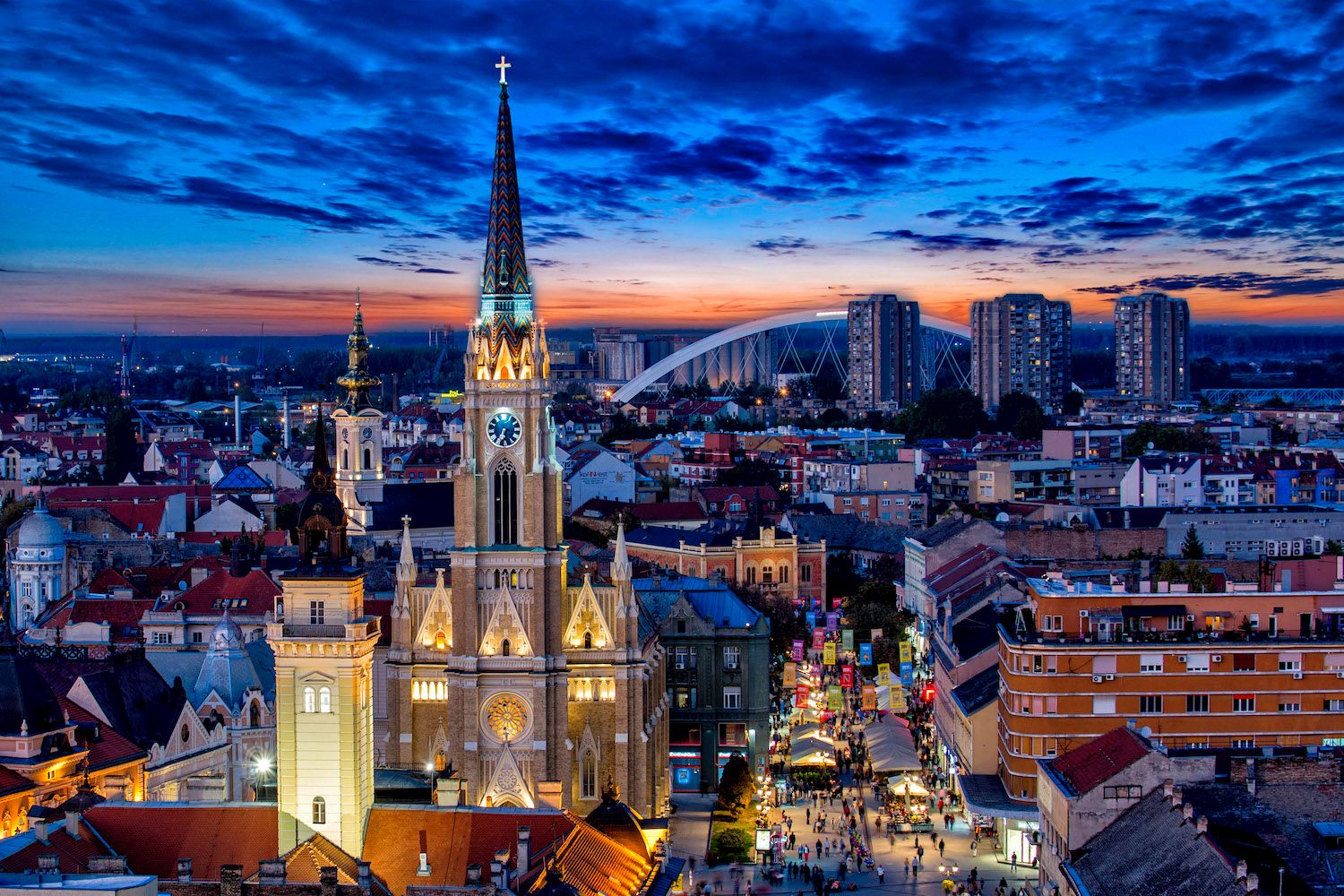 Novi Sad Centar Panorama.