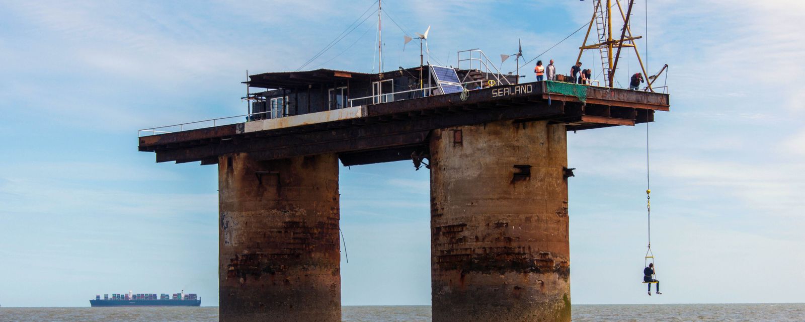 Sealand was founded as a sovereign principality in 1967 in international waters (Credit: Credit: Robert Harding/Alamy)