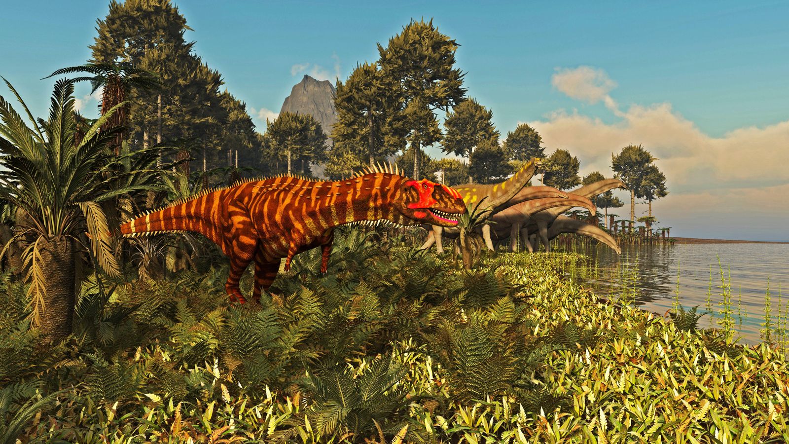 An illustration of what a Rajasaurus might have looked like (Credit: Alamy)