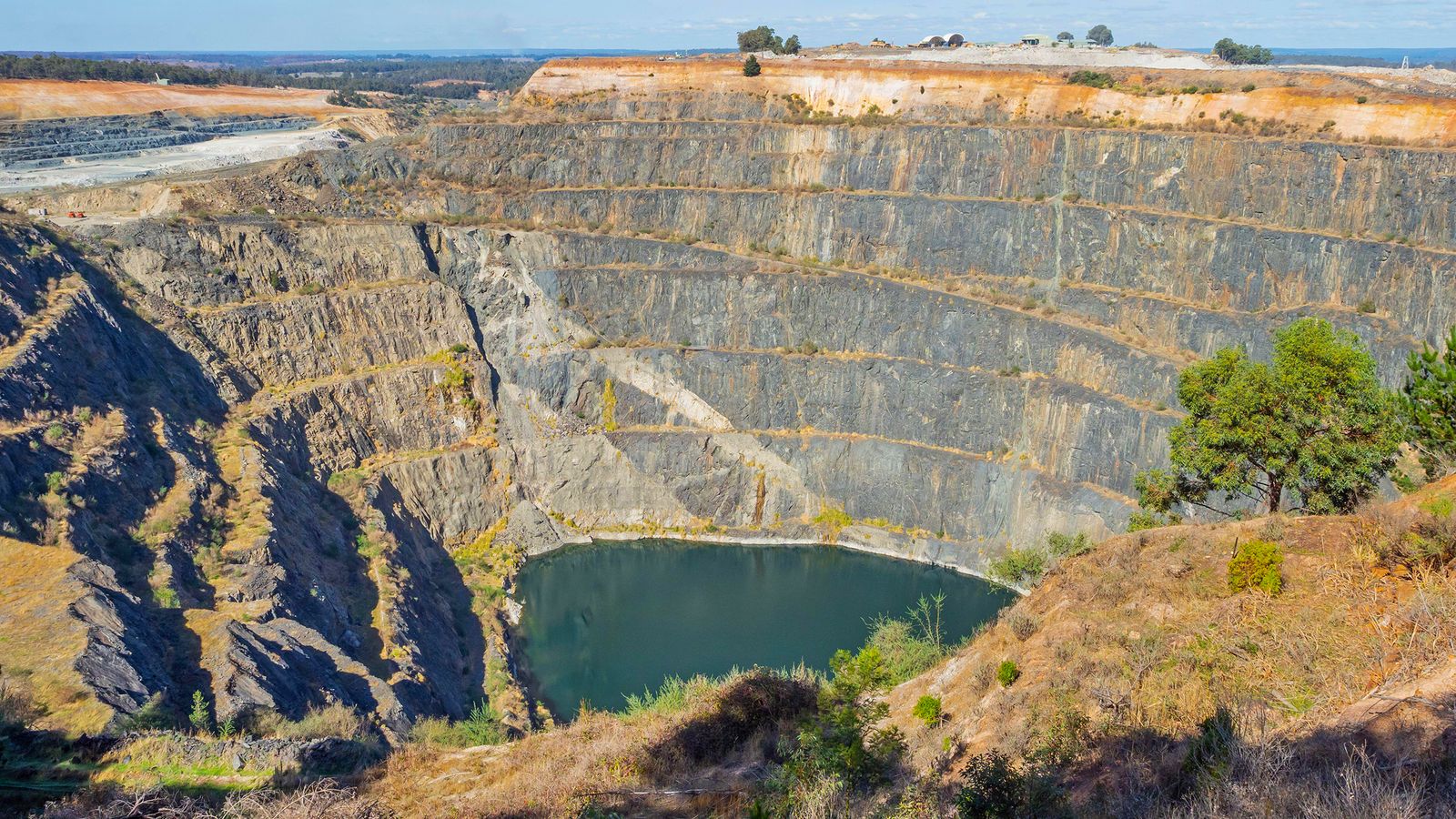 Western Australia's Greenbushes mine originally extracted tin, but now it is the world's largest lithium mine (Credit: Alamy)