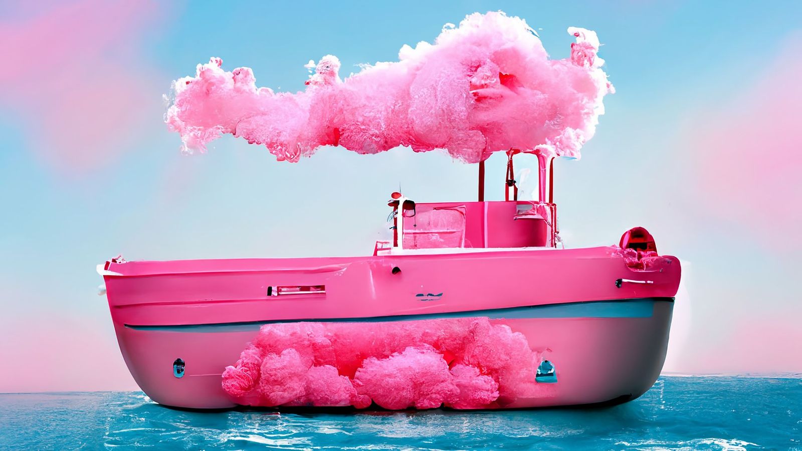 "Cotton Candy Dream Boat" (Credit: Alexander Reben/Gen.art)