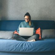 File image of a young woman working at home thumbnail