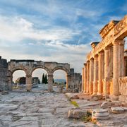 Latrine and Frontinus gate of Hierapolis, Turkey thumbnail