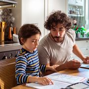 Father and child working together thumbnail