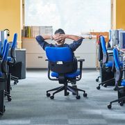 Man sitting in empty office thumbnail