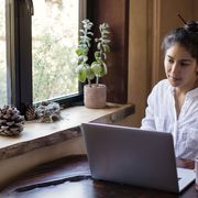 A woman working from home thumbnail