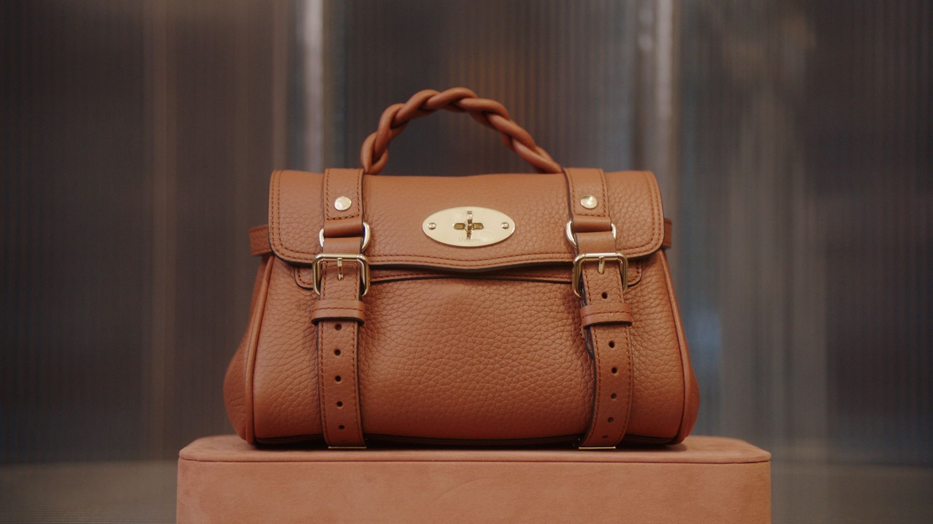 Leather travel bag Mulberry Brown in Leather - 42083911