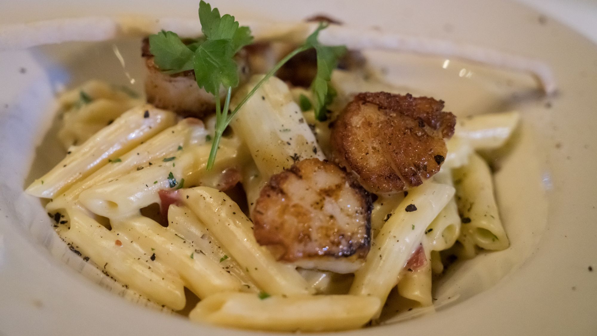 Authentic Italian fare at the Italian by Night restaurant.