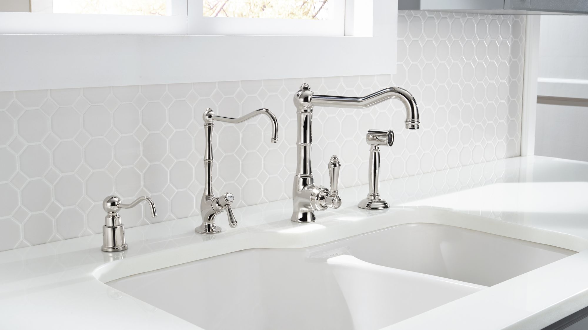 ROHL Allia Sink Collections are crafted from the special heavy ball clay found in the region.
