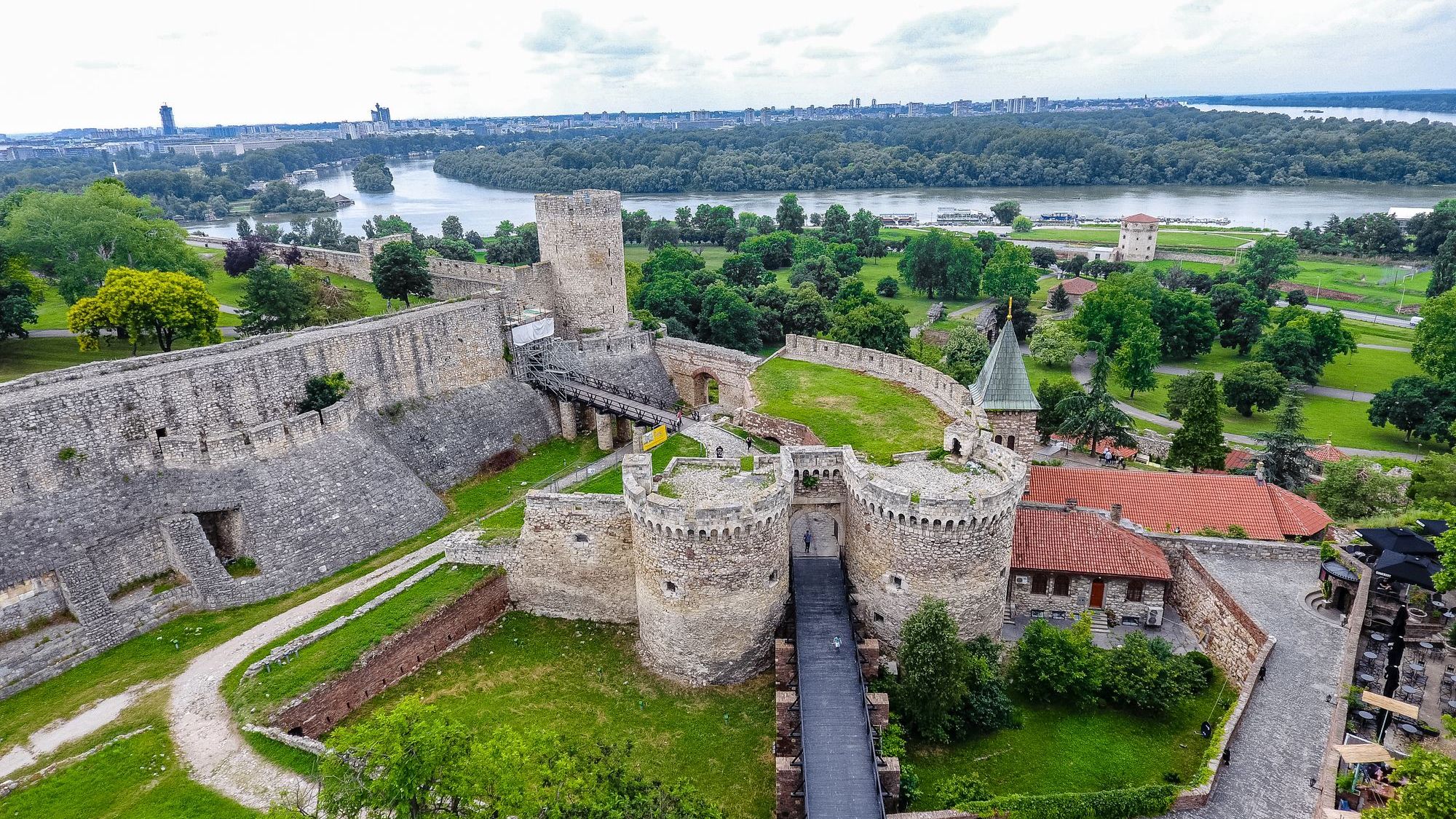 Kalemegdan Fortress in Belgrade, Serbia.
