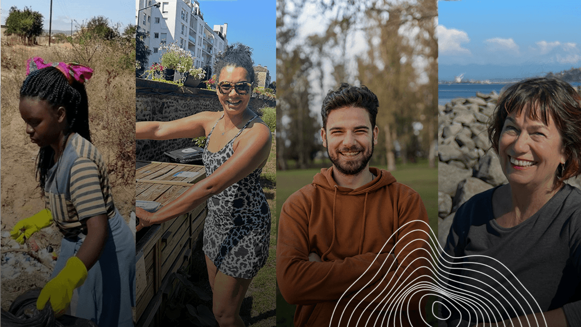 From left to right: Shelot Masithi, Georgia Welford-Tuitt, Eyal Weintraub, Leslie Davenport