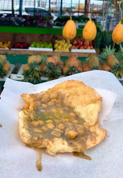 Doubles are, in many ways, the poster child for the cuisine of Trinidad & Tobago (Credit: Credit: Shunrei/Getty Images) Doubles are, in many ways, the poster child for the cuisine of Trinidad & Tobago (Credit: Credit: Shunrei/Getty Images)