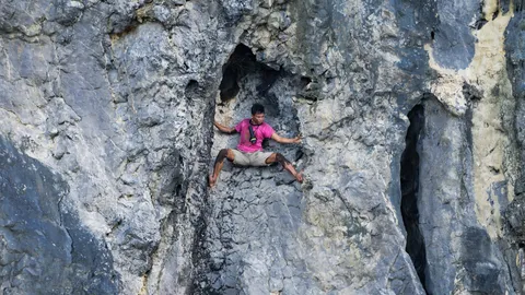 The remote island of nest gatherers