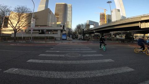 Walking Beijing's near-empty streets