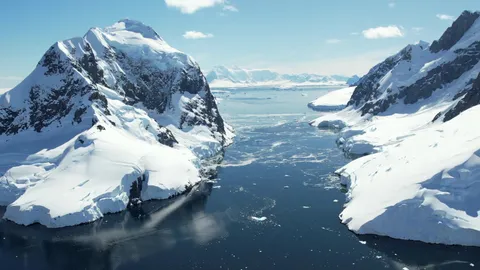 Camping on ice in Antarctica