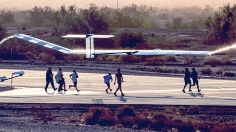 The solar-powered aircraft