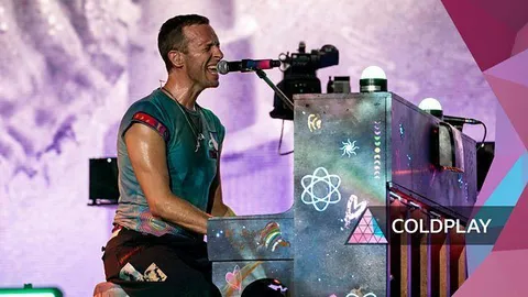 Coldplay at Glastonbury 2024