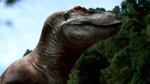 Watch a T. rex ambush a triceratops