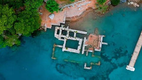 The ancient ruins of Cleopatra's Bath
