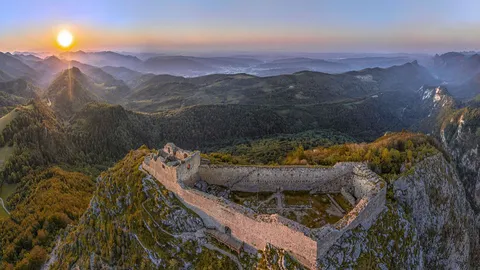 The castle of a heretic celibate sect