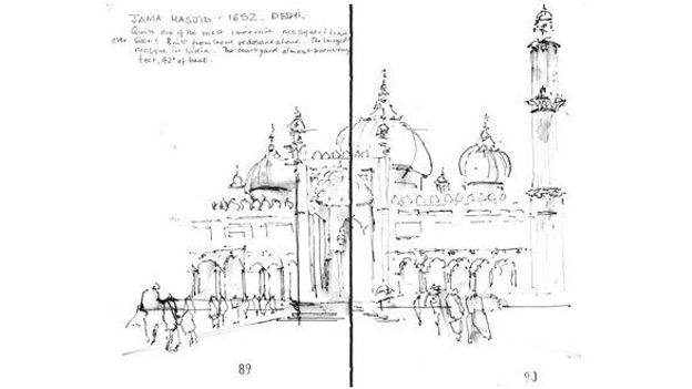 Jama Masjid Stock Illustration by ©marzolino #13292688