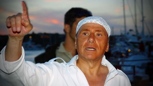 Silvio Berlusconi Behind the bandana