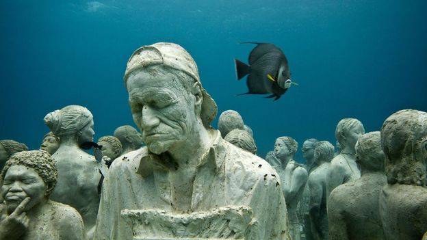 A museum on the ocean floor