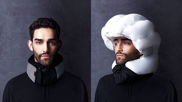 airbag helmet for cyclists