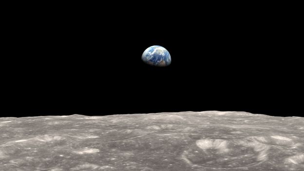 A view of Earth from the moon (Credit: Nasa)