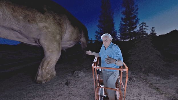 david attenborough walking with dinosaurs