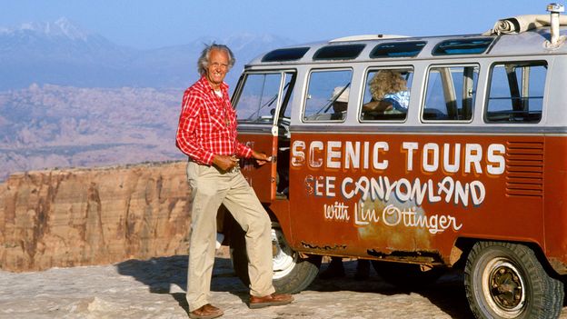 Until the 1980s, Ottinger took tourists in vans to explore the Canyonlands (Credit: Credit: Visions of America/Getty)