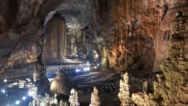 The world's biggest cave, Son Doong, was discovered by accident in 1991 by a local Vietnamese logger (Credit: Credit: Kim I Mott)