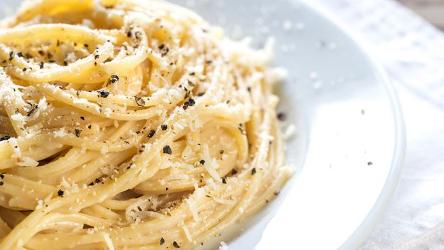 Cacio e pepe is made with only three ingredients: cheese, black pepper and pasta (Credit: Credit: AlexPro9500/Getty Images)