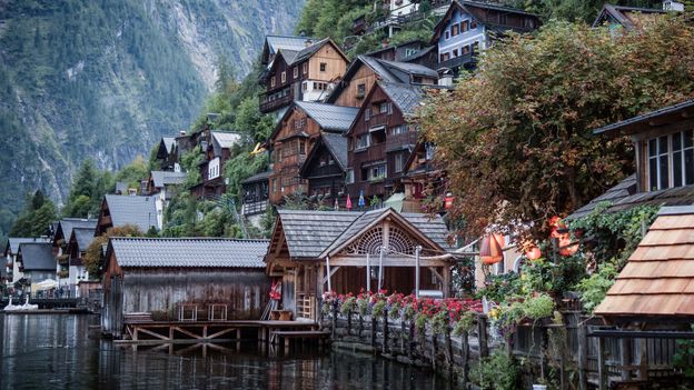 As lockdown measures ease across Austria, local tourists are beginning to return to Hallstatt (Credit: Credit: Edwin Husic)