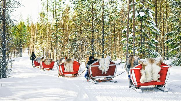 Lapland, Finland’s northernmost region, remains sparsely populated (Credit: Credit: RomanBabakin/Getty Images)