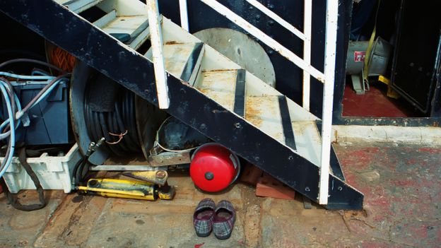 At its peak, in the early 1970s, there were 50 people living on the HM Fort Roughs (Credit: Credit: Kim Gilmour/Alamy)