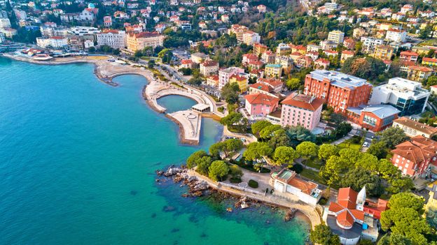 Opatija on Kvarner Bay was officially recognised as a royal health resort in 1889 (Credit: Credit: xbrchx/Getty Images)