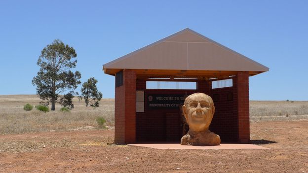 An enormous sculpture of Prince Leonard’s head is one of the main attractions on a tour of the capital (Credit: Credit: ZUMA Press Inc/Alamy) An enormous sculpture of Prince Leonard’s head is one of the main attractions on a tour of the capital (Credit: Credit: ZUMA Press Inc/Alamy)