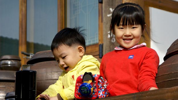 Children are taught how to make gochujang to help preserve its heritage (Credit: Credit: Michele Burgess/Alamy)